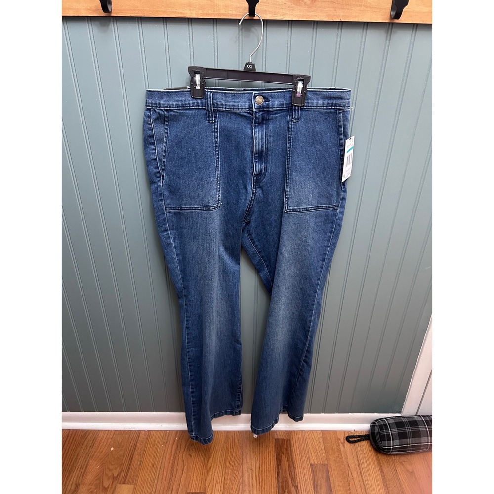 Nine West Jeans Women's Size 16 Bootcut Mid Rise Denim Pants New With Tags